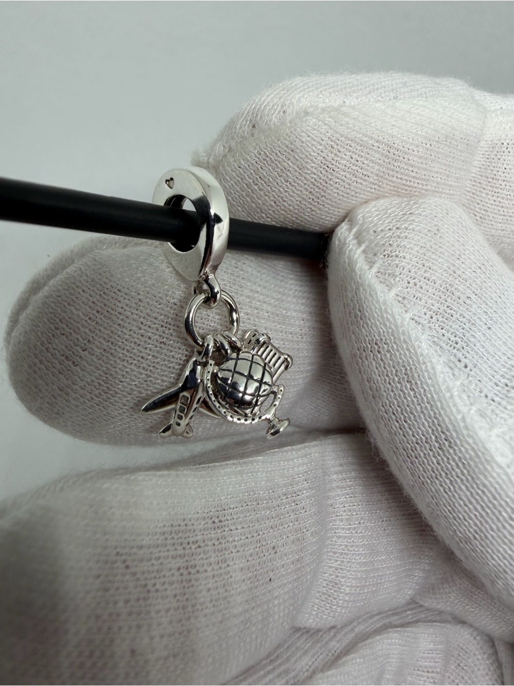 Pandora Airplane, Globe & Suitcase Dangle Charm - 799435C01